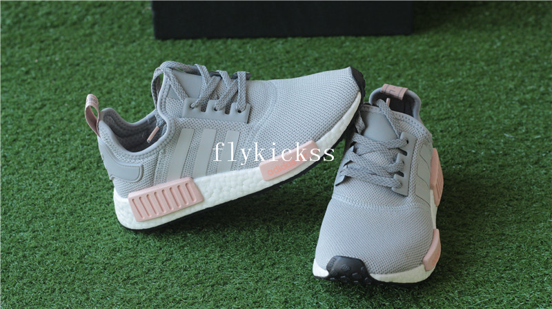 Real Boost Adidas NMD R1 PK Vapour Grey Pink